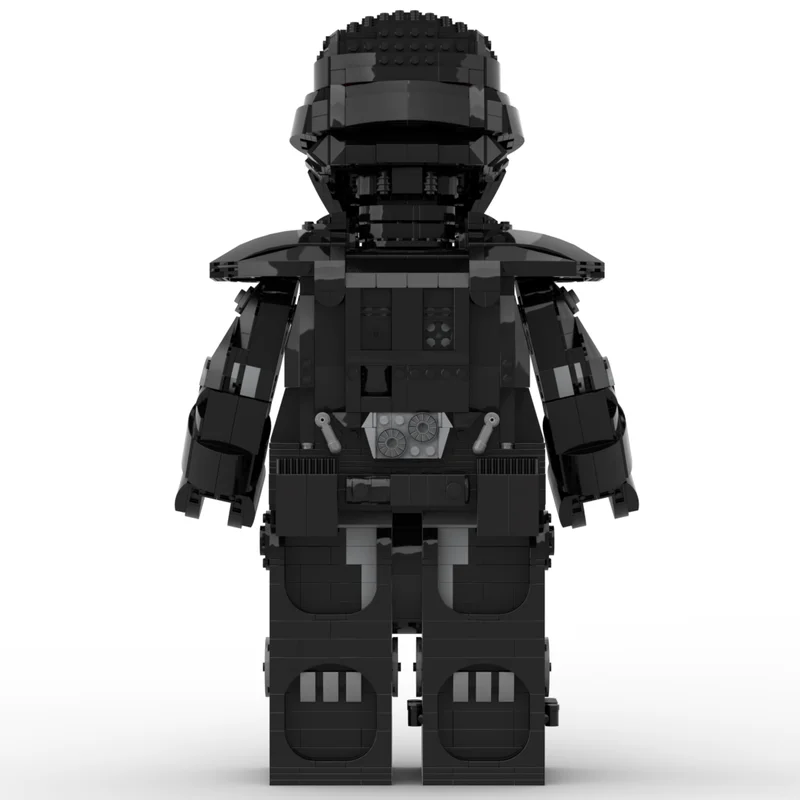 Moc-75343 Star Battle Dark Trooper Mega rysunek zestaw kasków klocki montaż kreatywność cegły zabawki prezenty świąteczne dla dzieci