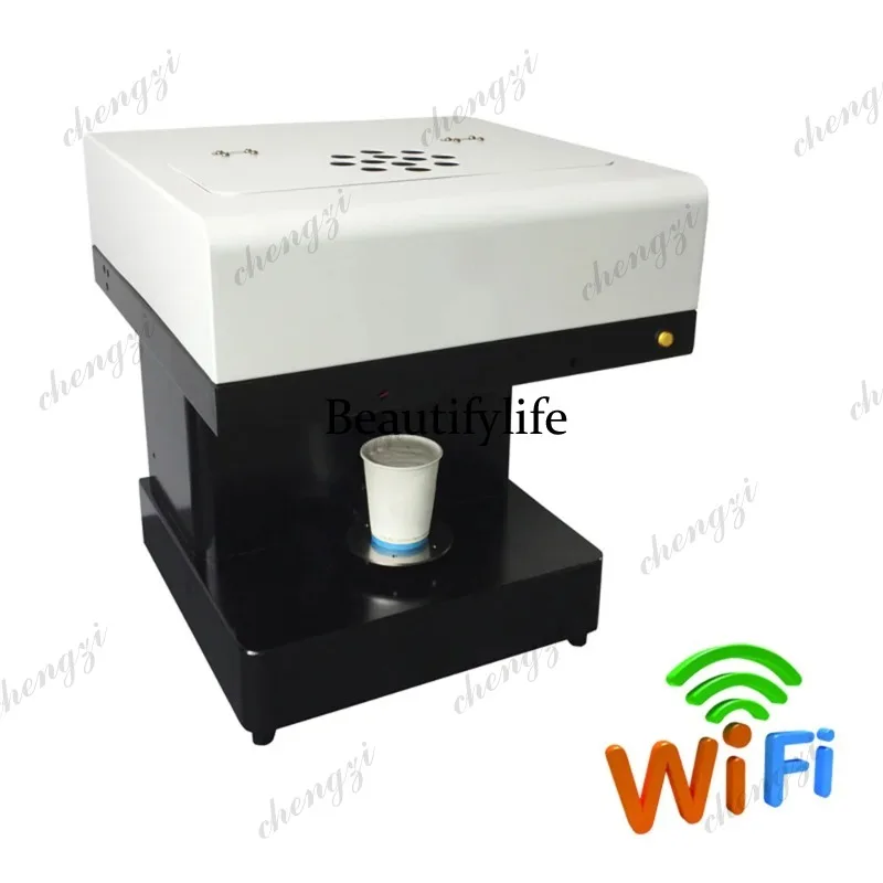 A69 Wifi Version Coffee Art Printer Wholesale DIY Food Printer Latte Cake Cappuccino Printer For Biscuits chocolate Printing Mac view 2