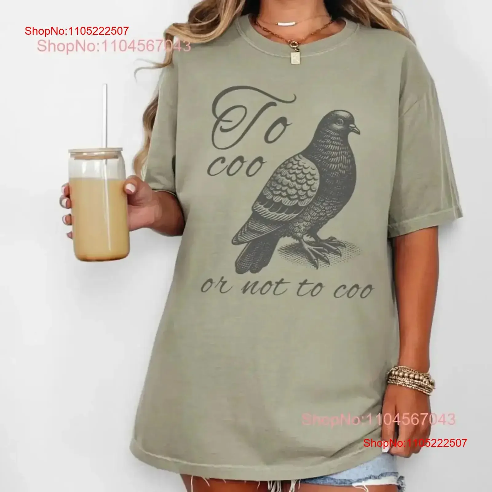 

Pigeon T Shirt Meme Unhinged Sarcastic Silly Dumb s Naturecore Pigeons vintage Washed fashion Stretched Breathable homme Soft