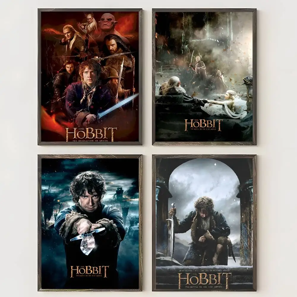 ملصق لوحة ملصق T-The H-Hobbit Armies مع مطبوعات هدية تزيين غرفة النوم وغرفة المعيشة #2