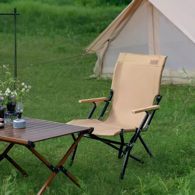 

Outdoor Chair Folding Tourist Reclining Backrest Sea Beach Accessories Fishing Chair Sillas De Playa Plegable Outdoor Furniture