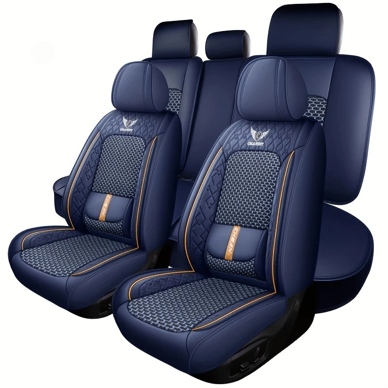 For tenet t7 eclipse peugeot 208 cherry blossom Car Seat Covers Luxury PU Leather Interior Accessories Full Set