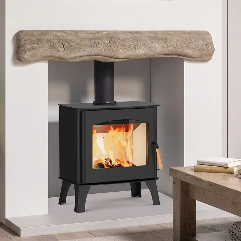 

【Best-selling】R1002A 10KW Black Steel Eco-friendly Indoor Heating Durable Wood Burning Stove Wood Stove Fireplace with Secondary