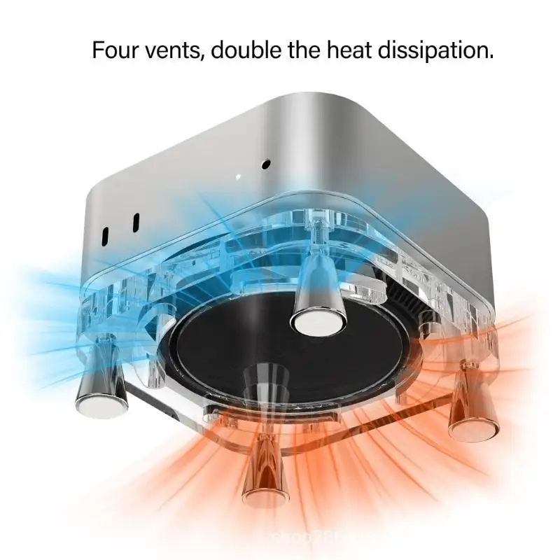 

R53C Desktop Dustproof Stand for Mini 2024 Acrylic Holder Cooling Disspation