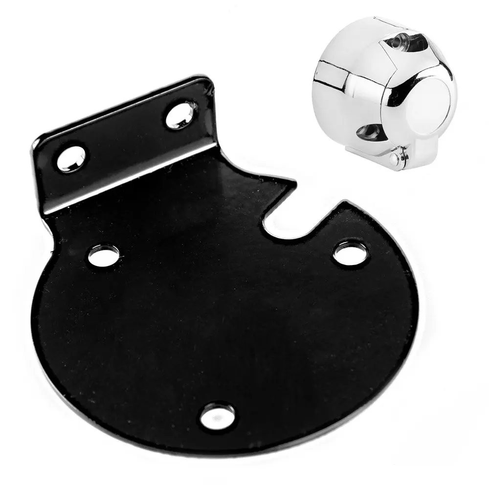 Support Plate Fixing + Socket Trailer-Hitch 90 degrees