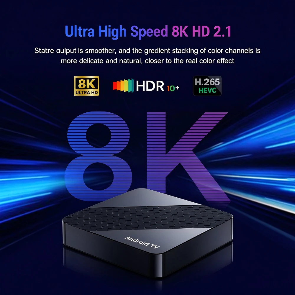 YOZHIXU Smart TV Box 8K X10 Android 16 Set Top Box RK3518 4GB 8GB 128GB 256GB Dual Wifi 5G Google Assistant Fast 8K Media Player