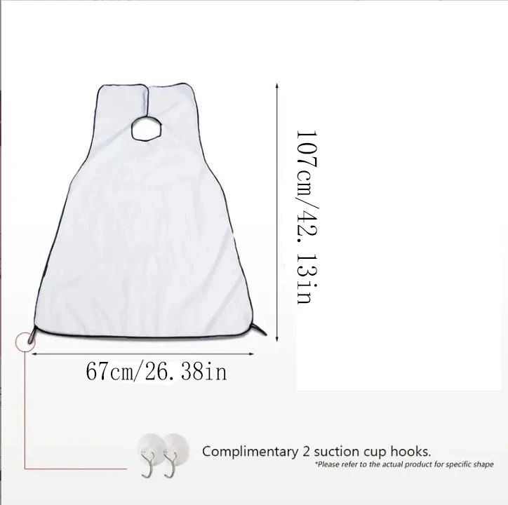 1PC  Hair Cutting Shaving Apron Waterproof Reusable BarberBeauty Salon Protective Cloak ForMen Women Adults Christmas Gift view 2
