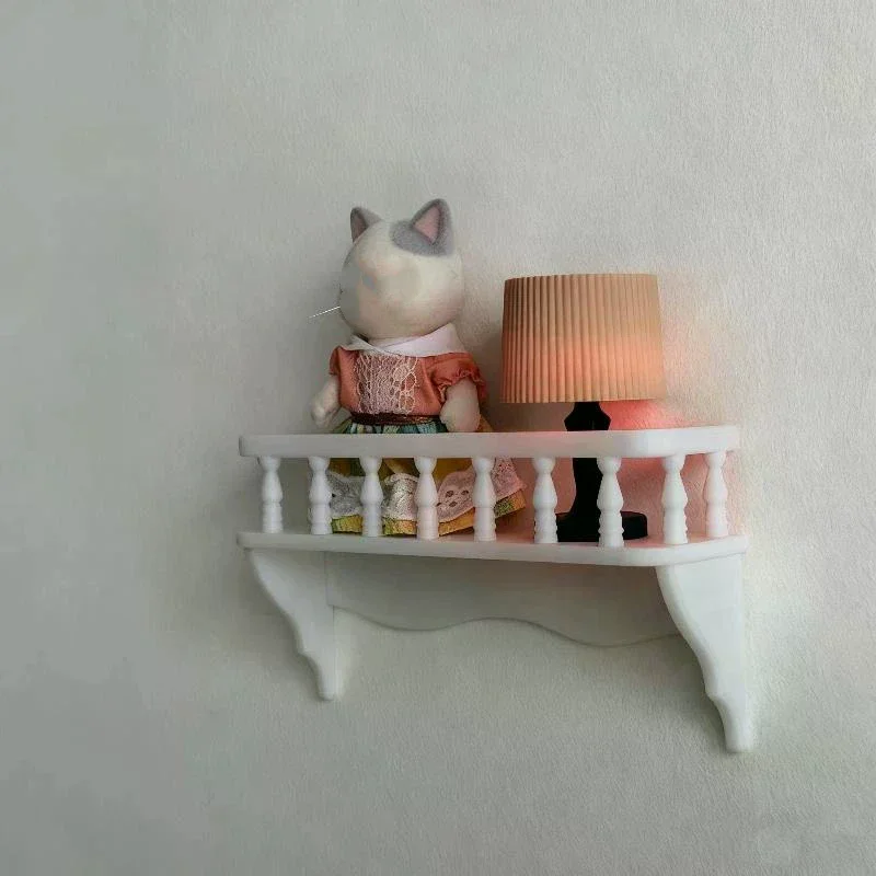 1: 12 دمية مصغرة محاكاة الحائط تخزين الرف نموذج الأثاث اكسسوارات ل بيت الدمية ديكور التظاهر اللعب اللعب