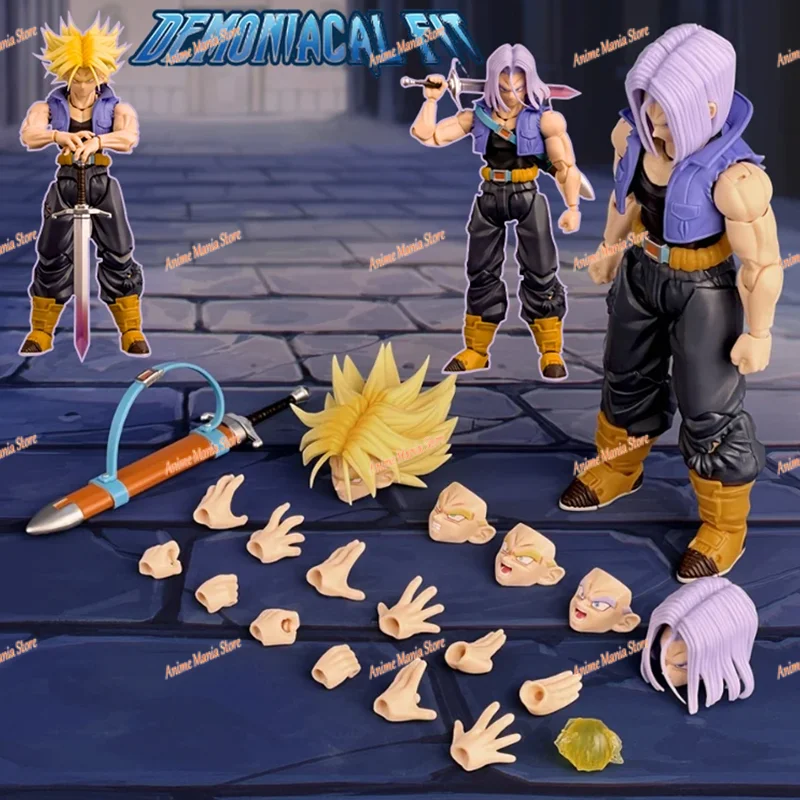 

Demoniacal Fit The Boy From The Future Trunks Figure Son of Tomorrow 1/12 Scale Poseable Model Kit Collection Anime Toy Gift