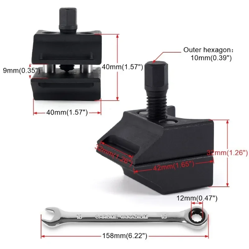 Automobile shock absorber shock absorber croissant ball head separator expander lower arm ball head removal tool