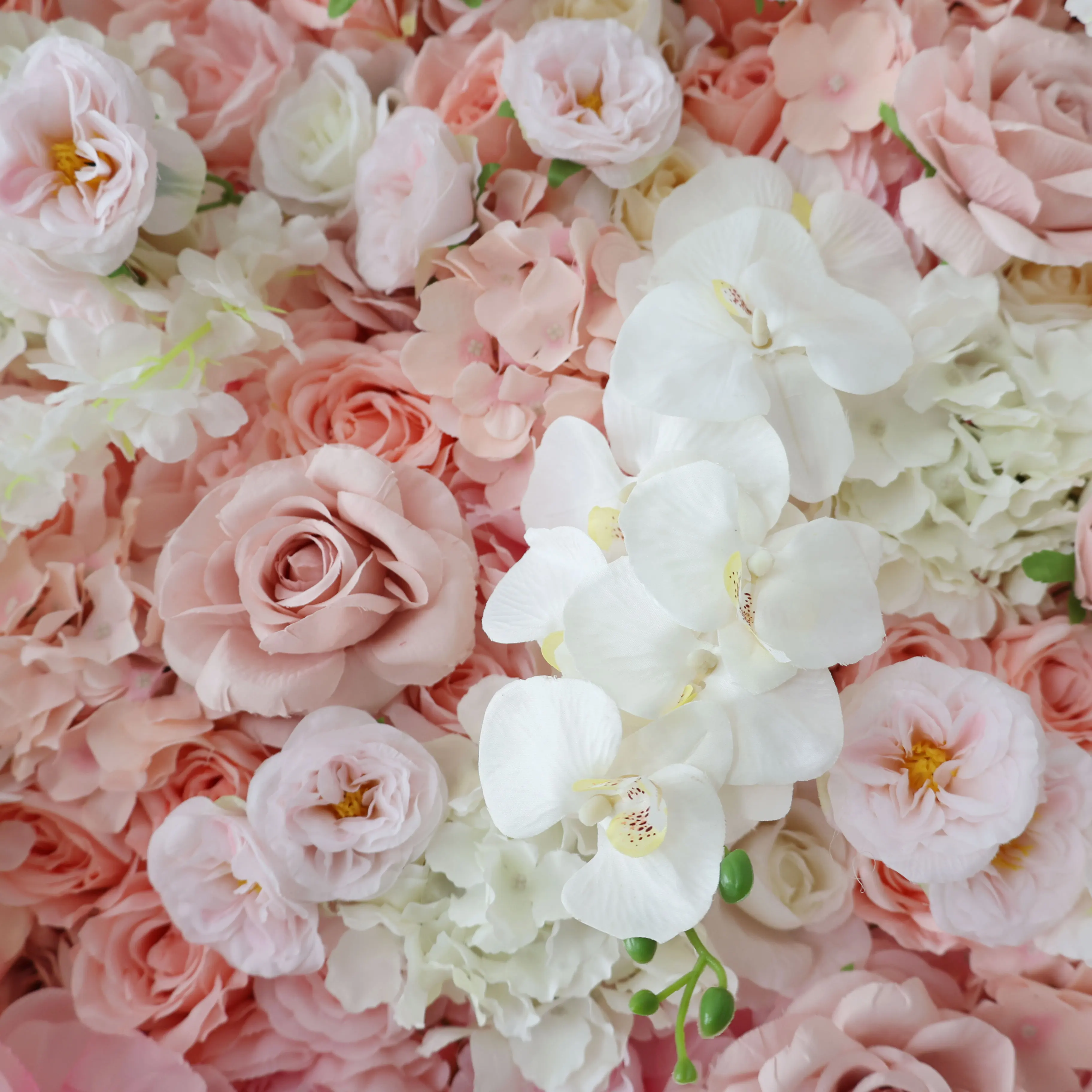 Imagem -06 - Yuliflower Roll up Wall Backdrop Decoração do Casamento Parede de Flor Artificial de Seda Rosa Rosa Base de Pano 5d