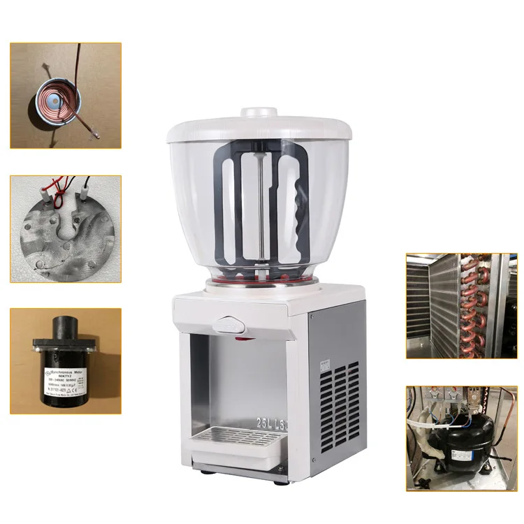 The product can be customized.Single cylinder stirring multifunctional commercial fresh juice machine, cold drink machine