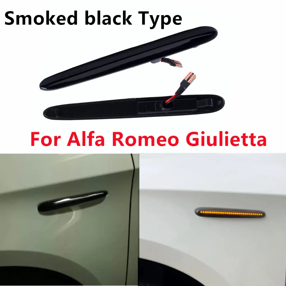 

Светодиодный указатель поворота, боковой габаритный индикатор, автомобильный динамический поворотник для Alfa Romeo Giulietta 940 Veloce 2010-2021 Sprint 2010-2016