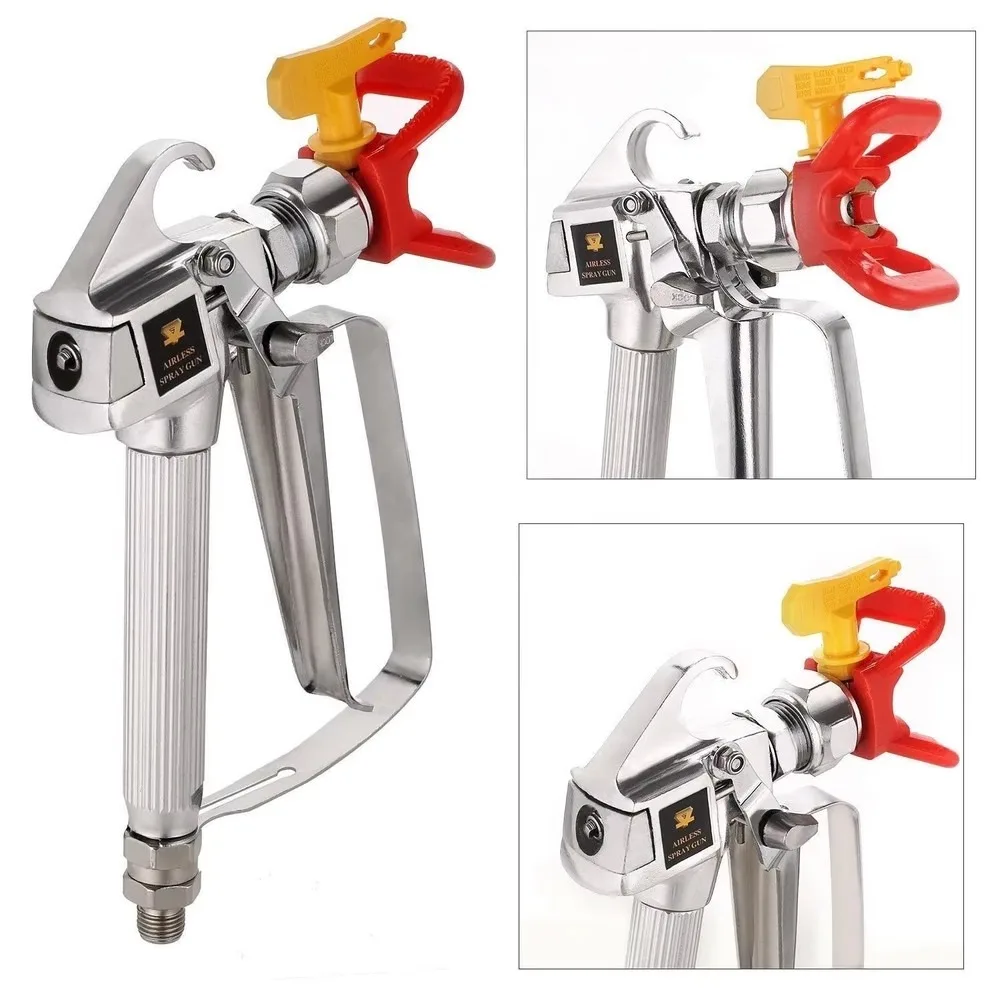 High Pressure Airless Paint Spray Gun with 517 Spray Tip Nozzle Guard for Spray Machine Factory Outlet