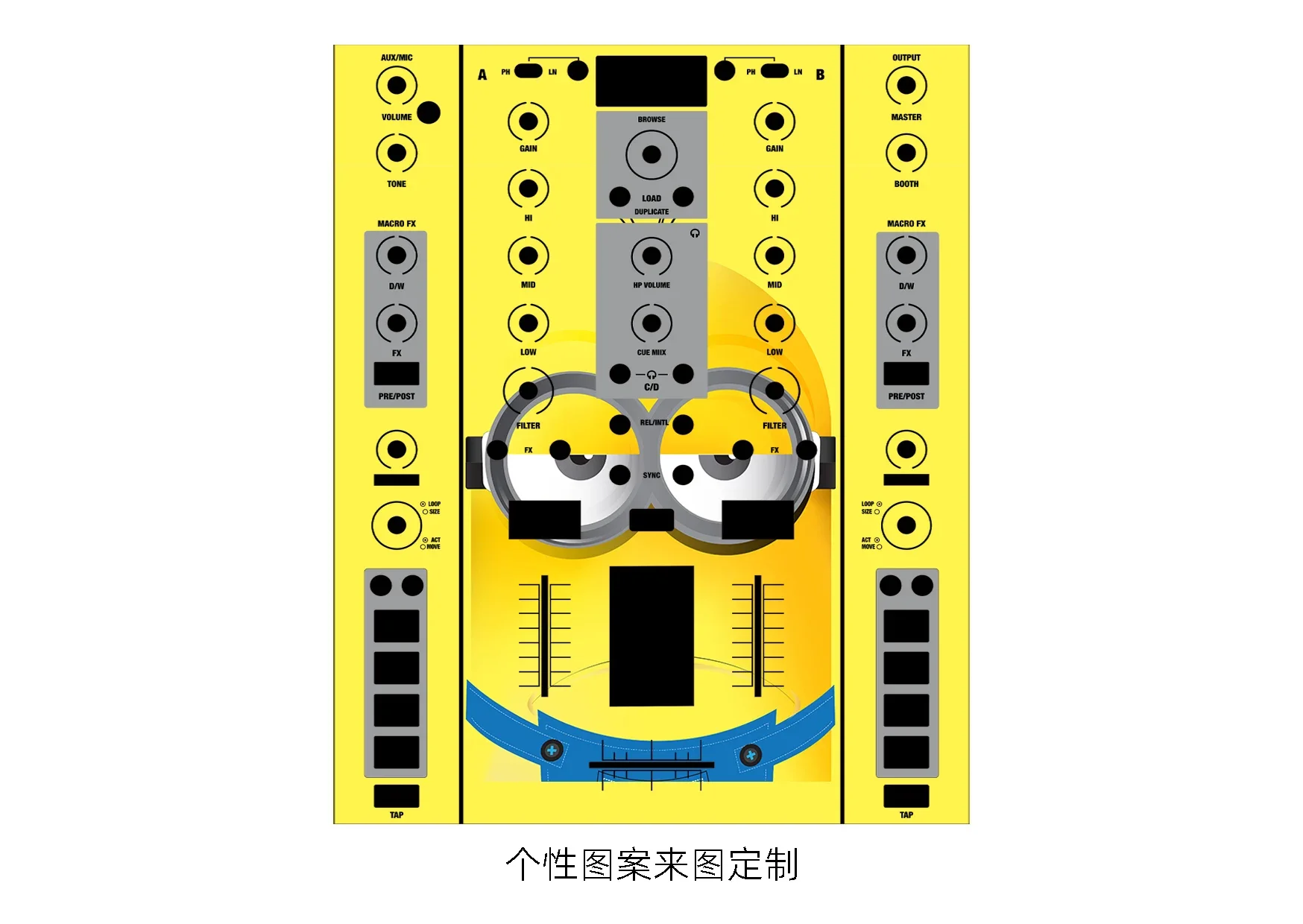 Model Z2 Mixing Console Panel Protective Film Colorful Film Pattern Customizable Individually