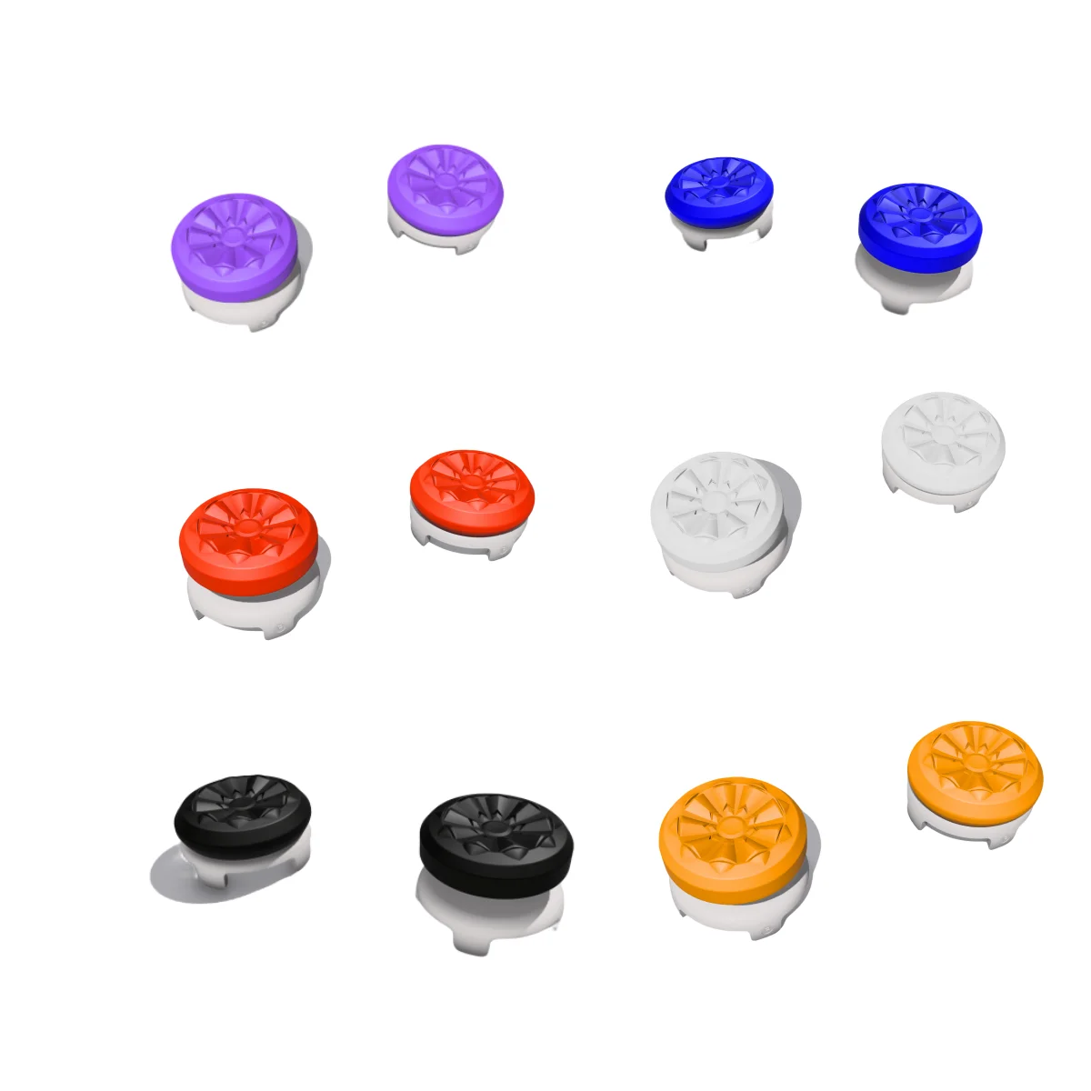 1 High-Rise und 1 Mid-Rise Performance Joystick-Griffkappen für PlayStation5 Controller Daumengriffe Thumbsticks Kappen Ersatzteile für PS4/PS5