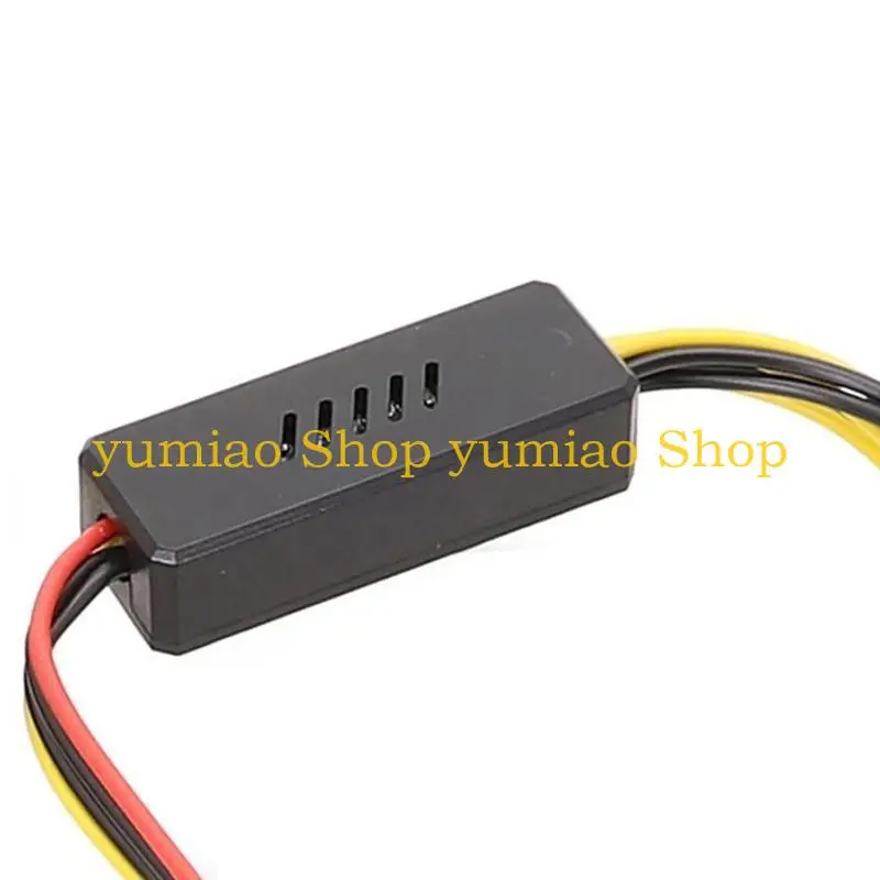 587B DC5.5x2.5 to Power Cable Power Connector Splitters for PC Power to LED Strips Fan DC5525 Devices