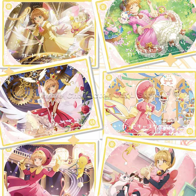 Cardcaptor Sakura Card Captor postać z anime ładna dziewczyna rzadki specjalny świąteczny prezent karty kolekcjonerskie prezenty dla dzieci