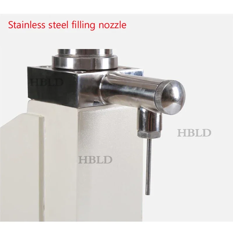 آلة تعبئة جل معقمة شبه أوتوماتيكية بمكبس يدوي صغير، حشو غسول ملمع الشفاه بزبدة الفول السوداني #4