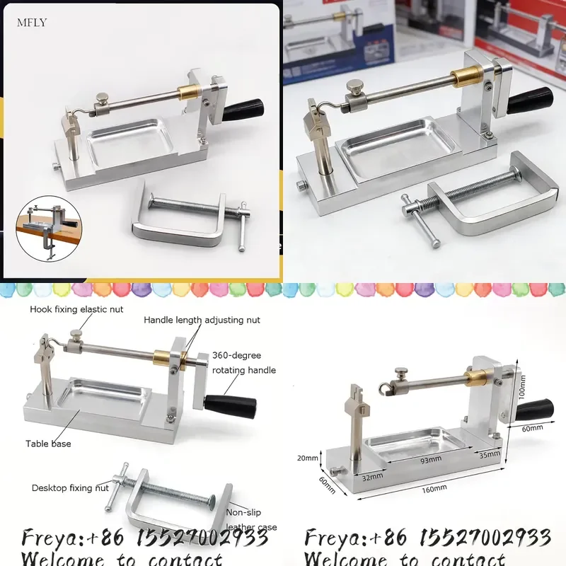 Slow Pitch Jig, Fly Tying, Bait Making, and Reel Winding All-in-One Kit Wire Bending & Coiling Tool