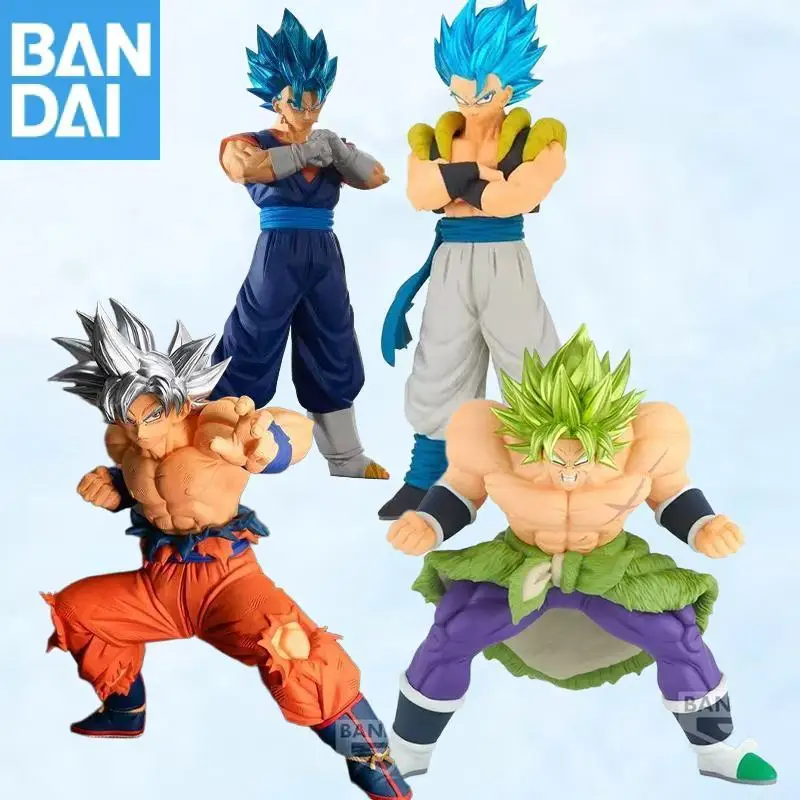 

100% Genuine Bandai Namco Banpresto Dragon Ball Blood of Saiyans Specialxix Son Gohan Broli Gogeta Figure Model Toy Gift Pvc