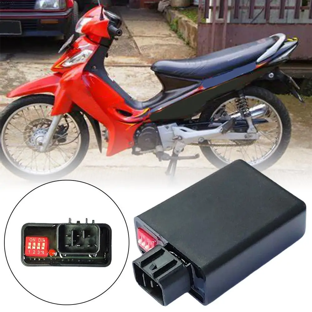 

Motorcycle Starts CDI Device Speed Lgniter Coil D.C Lgnition Trigger Unit Box For SUZUKI SMASH110 6pin D.C Dial CDI Box