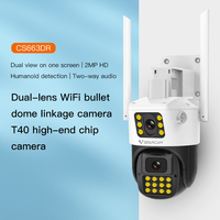 Vstarcam 4MP UHD  Dual Lens Full Color Wireless PTZ IP Dome Camera AI Humanoid Cry Detection Home Security CCTV Baby Monitor