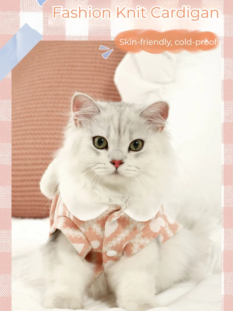 Kitten Summer Clothes Pet Thin Tapering Clothes Kitten Antishedding Ragdoll Cat Cat Summer Clothes