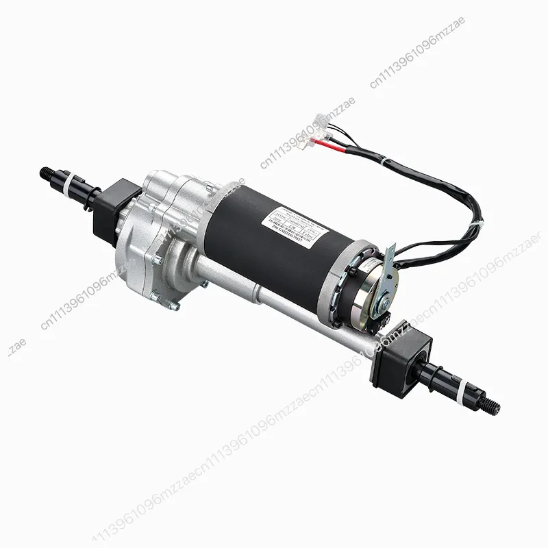 Q1-250W 24V Rear Axle Gear Motor for Mobility Scooter, Electric Elderly Scooter Drive Motor with Brake, High Torque Quiet