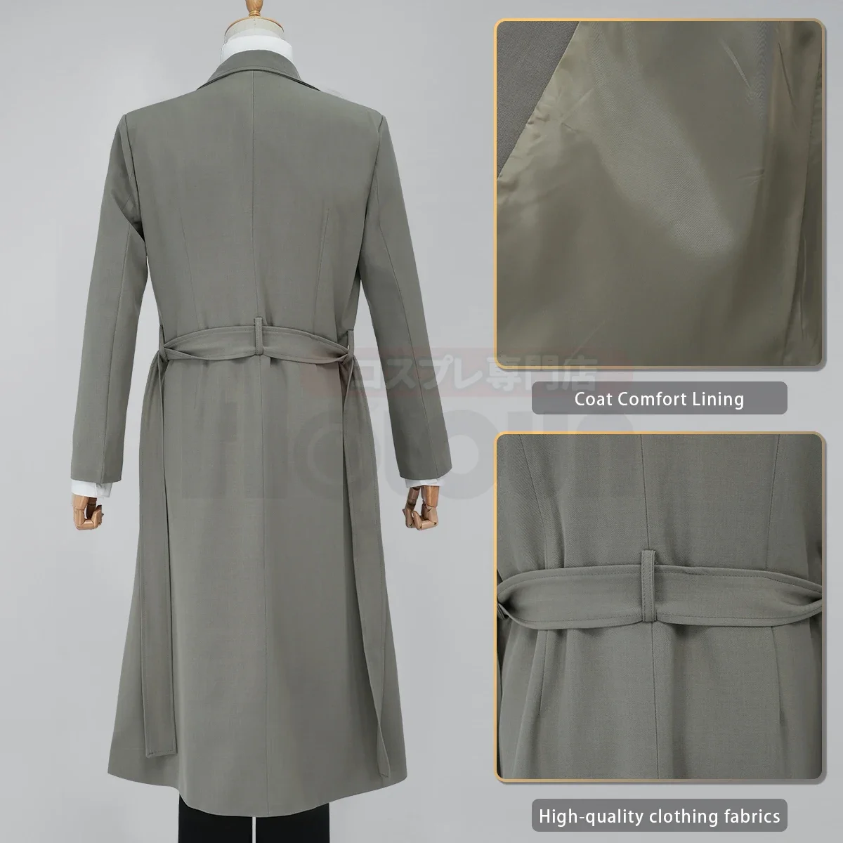 Cosplay Bungo Anime Dazai Osamu Cosplay Costume Wig 10th Anniversary Lining Coat Pants Shirt Daily Wear Halloween Christmas Gift