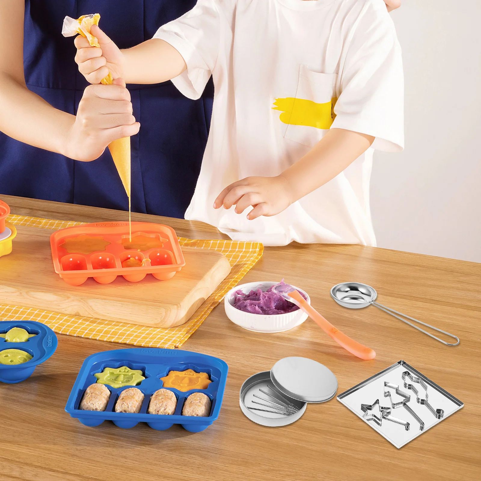 

Korean Sugar Candy Making Tools Set Christmas Moomcake Mold Cake Decorating Tools Easy Maintenance Home Baking