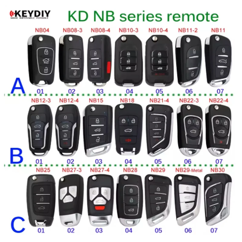 KEYDIY Multi-functional Remote Control NB Series NB04 NB08 NB10 NB11 NB12 NB15 NB18 NB21 NB22 NB29 NB30 for KD900 URG200 KD-X2