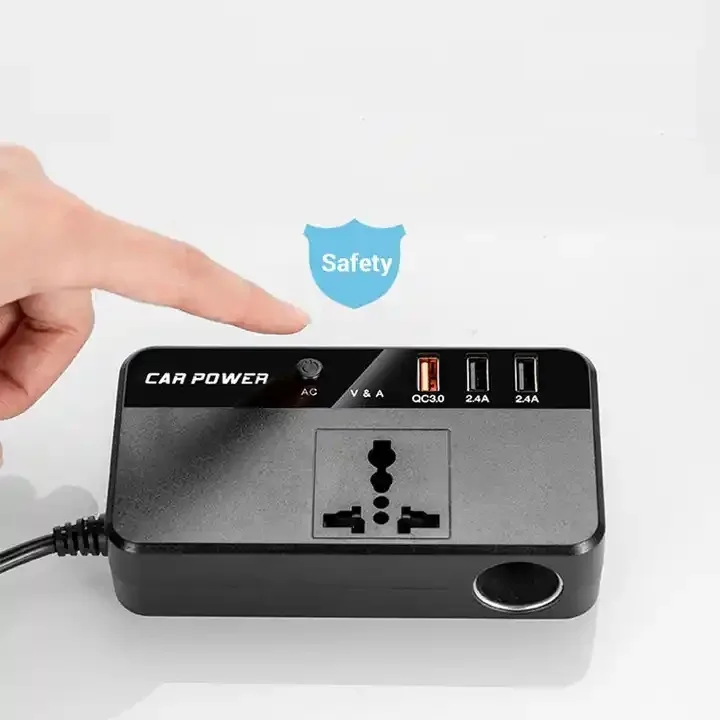 EBTOOLS Presa Accendisigari 12-24V, Adattatore Per Accendisigari Auto Moto, Nero, ABS Metallo, Moderno - Foto 7