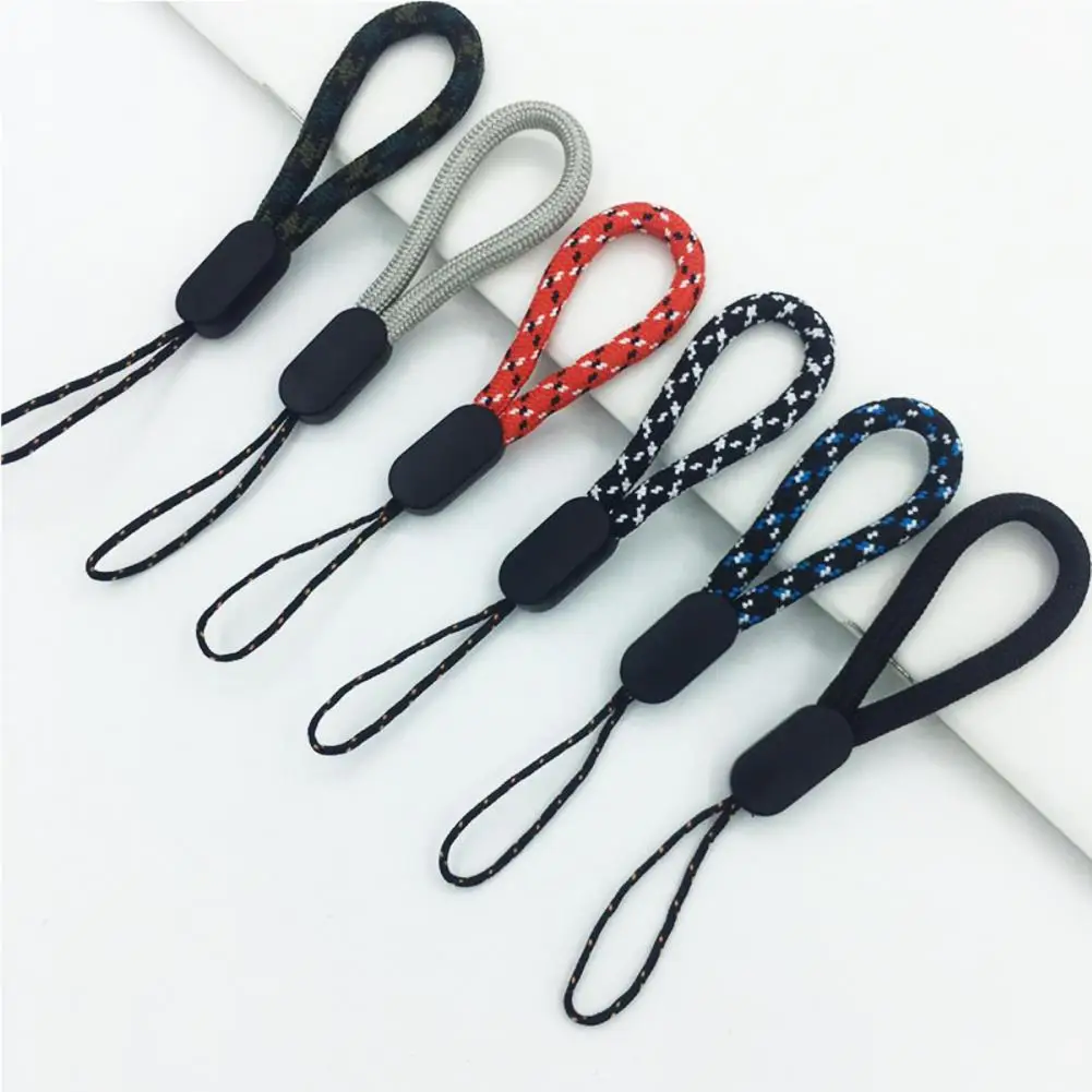 Phone Strap Anti-lost Hand Wrist Lanyard String Short Grip Lanyard Mobile Phone Chain Lanyard for USB Flash Drive Keychain