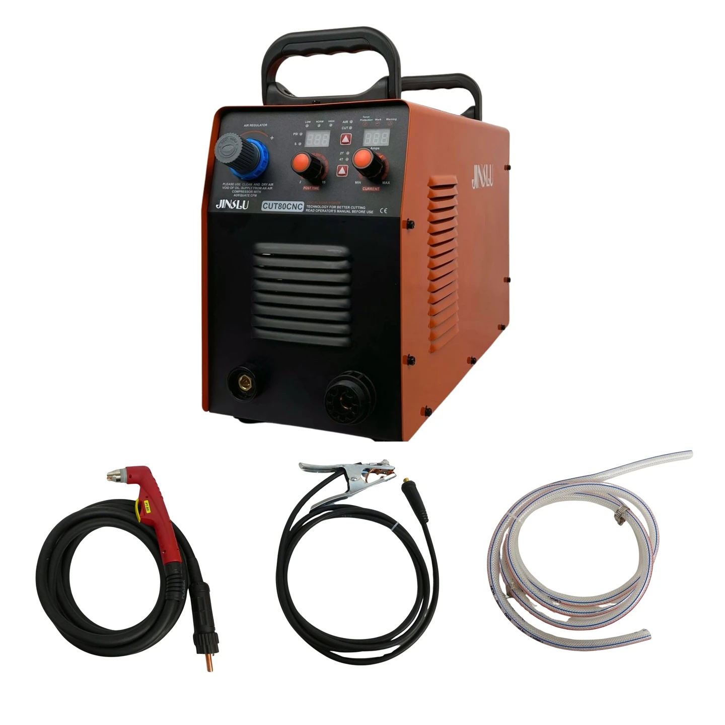 

CUT80 LGK80 Air CNC Plasma Cutting Machine Power Source 220V 80A Single Phase Non-HF Pilot Arc Metal Cut Cutter with IPT80 Torch