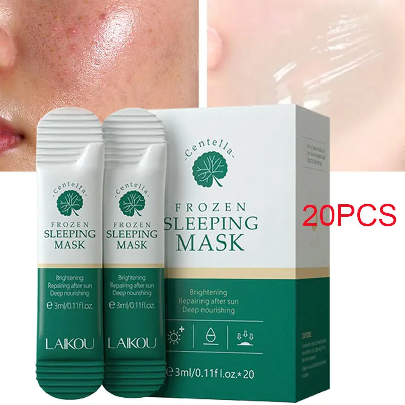 Sleeping Mask Deeply Moisturizing Hydrating Keep Oil Water Balance Prevent Dryness Nourishing Skin No-Wash Mask 3ml*20pcs