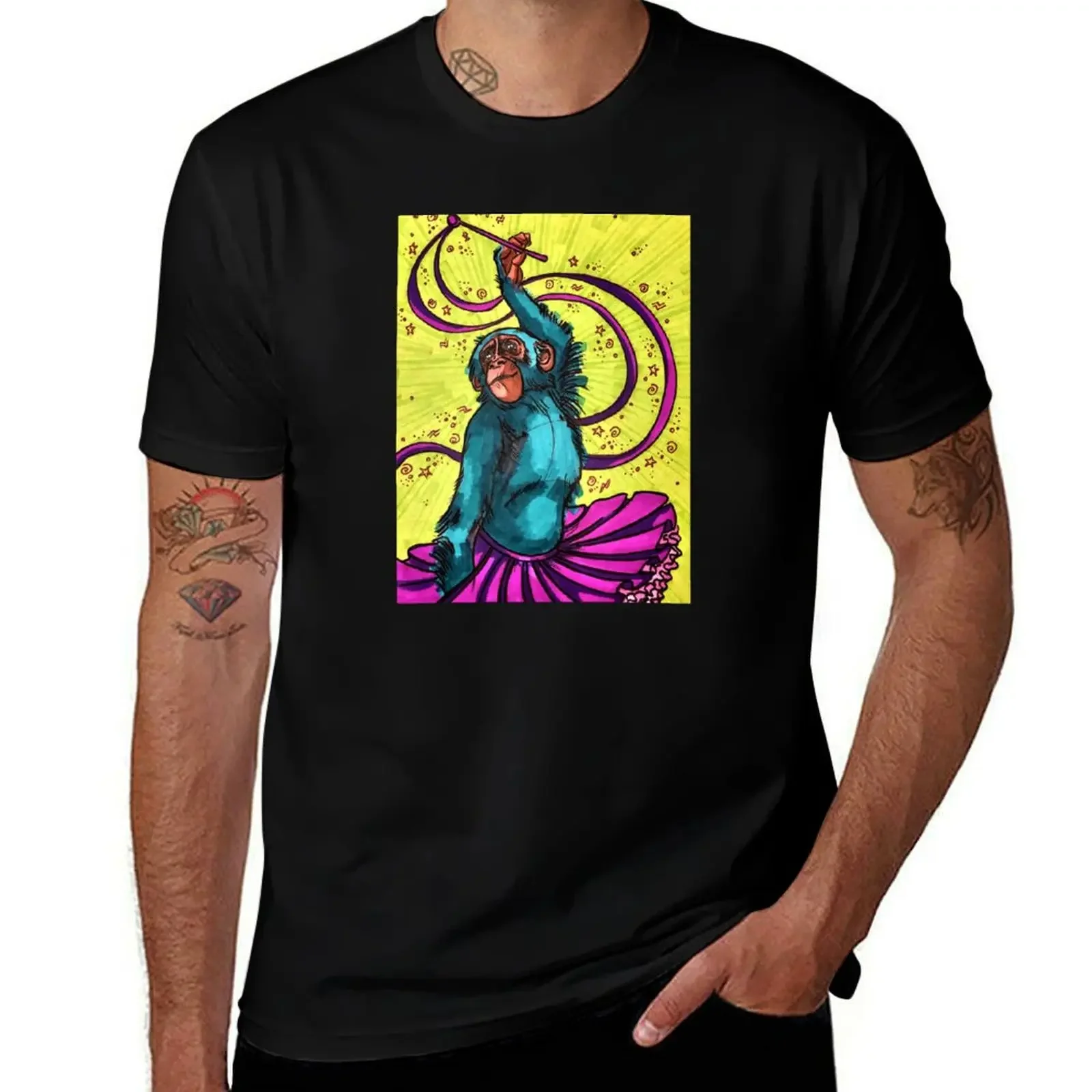 

Monkey T-Shirt anime shirts graphic tee blacks shirts men