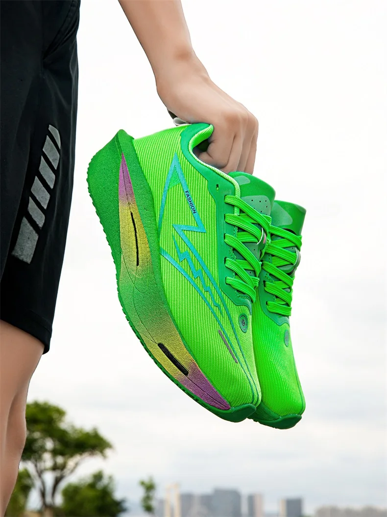 Laufschuhe für Herren, speziell für Marathon-Sportarten, atmungsaktiv, rutschfest, sportliche Turnschuhe, für den Außenbereich, leicht, für Fitness, Joggen – Detail 11