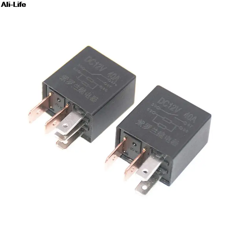 1pcs Car Relay DC 12V 40A Rated Current 1NO 1NC SPDT 4/5 Pins Car Automotive Alarm Relay 40 Amp Dropshipping