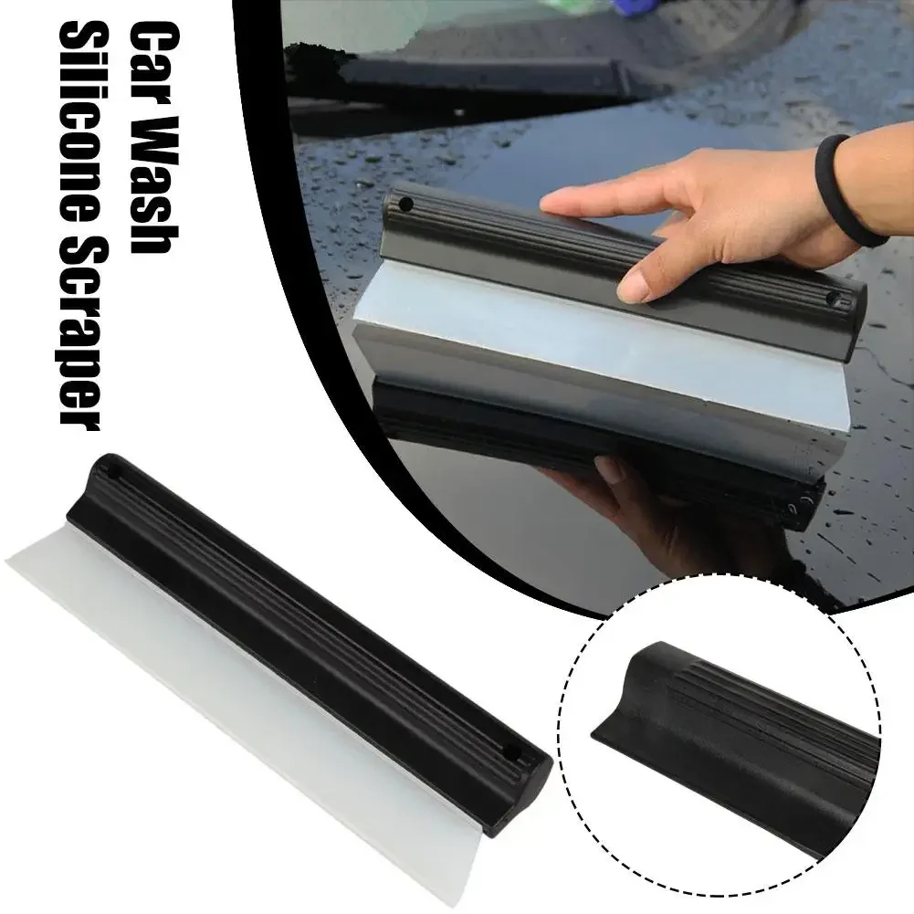 30CM Non Scratch Soft Silicone Scraper Flexible Soft Car Tools Glass Water Wiper Window Cleaning Car Clean Scraper V7J3