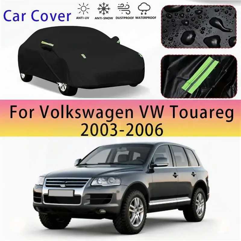 

Для Volkswagen VW Touareg 2003 2006, водонепроницаемые пылезащитные наружные защитные солнцезащитные чехлы для автомобиля