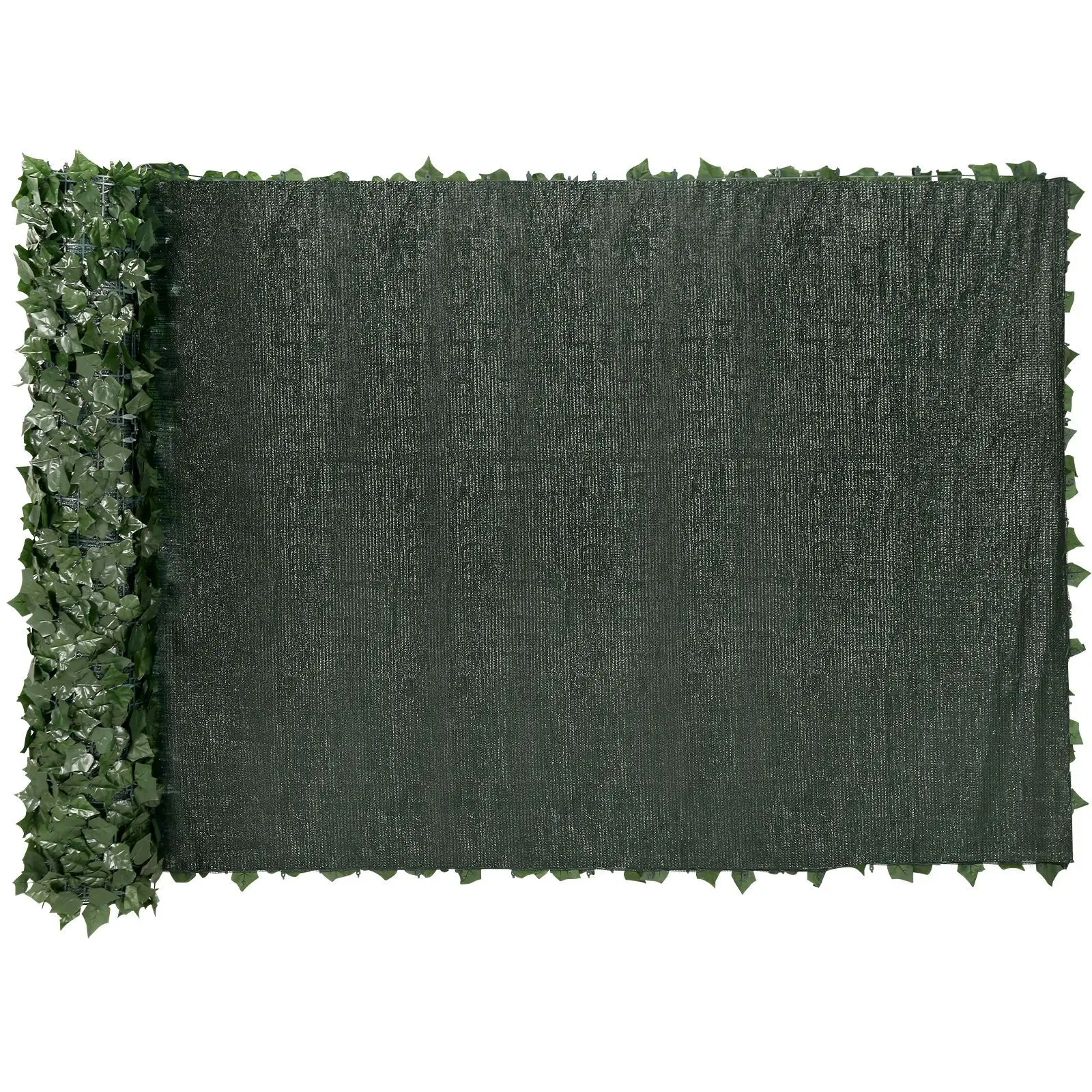 Ivy Privacy Fence, 59 x 158in Artificial Green Wall Screen, Greenery w/ Mesh Cloth Backing and Strengthened Joint, Faux Hedges