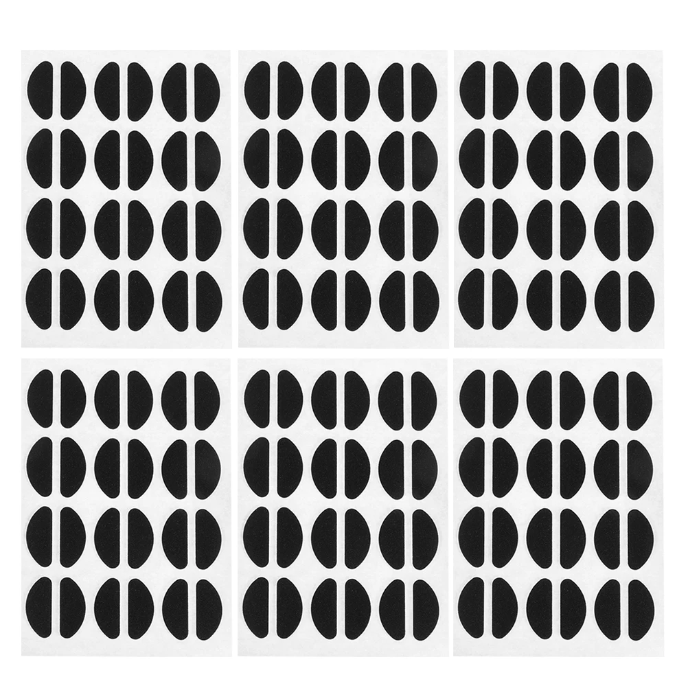

24 Pairs Nose Pads for Silicone Nose Pads For Glasses Glasses Self Adhesive Anti Non Reusable Fit Comfortably Plastic
