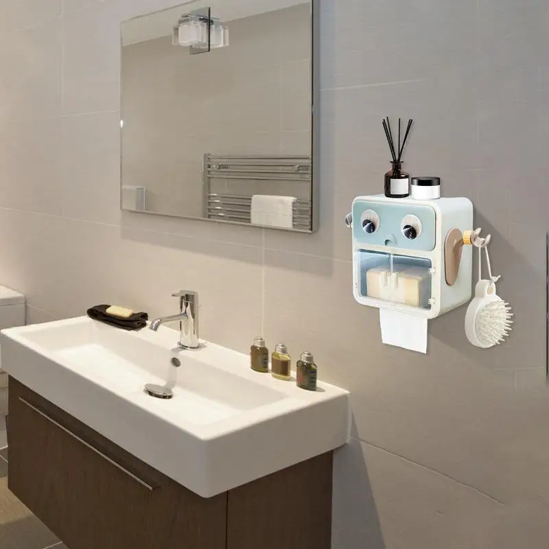 

Tissue Box Holder For Bathroom Modern Tissue Box Holder Modern Space Saving Dustproof Suction Cup Paper Dispenser For Toilet