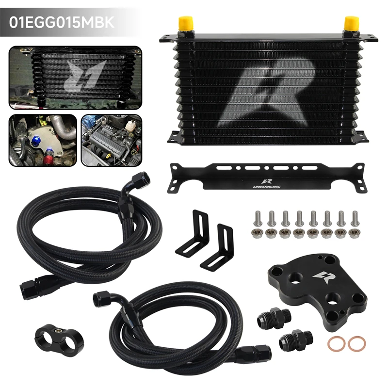 13Row LR AN10  Oil Cooler Kit Fit for BMW Mini Cooper S Supercharger R50 R52 R53 1.6L 220-2006