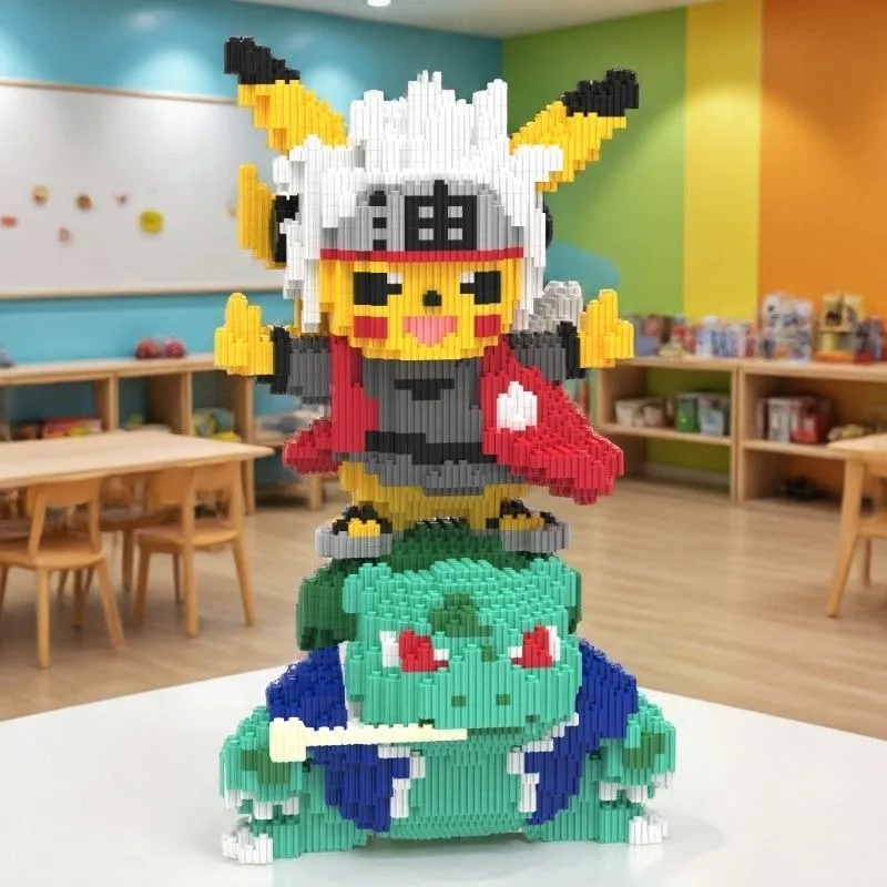 

Конструктор «Покемон: Хокаге»: Пикачу, Джирайя, Бульбазавр и другие фигурки-модели для коллекции и декора рабочего стола