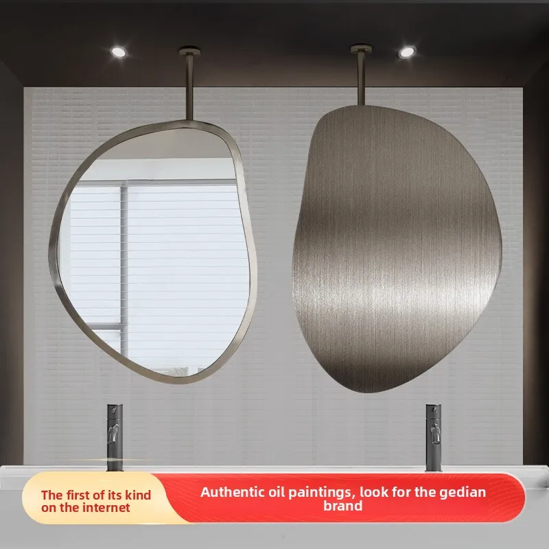 

Designer Boom Light Luxury Suspended Double-sided，Bathroom Washstand Wall-mounted Special-shaped Bathroom ，Customiz