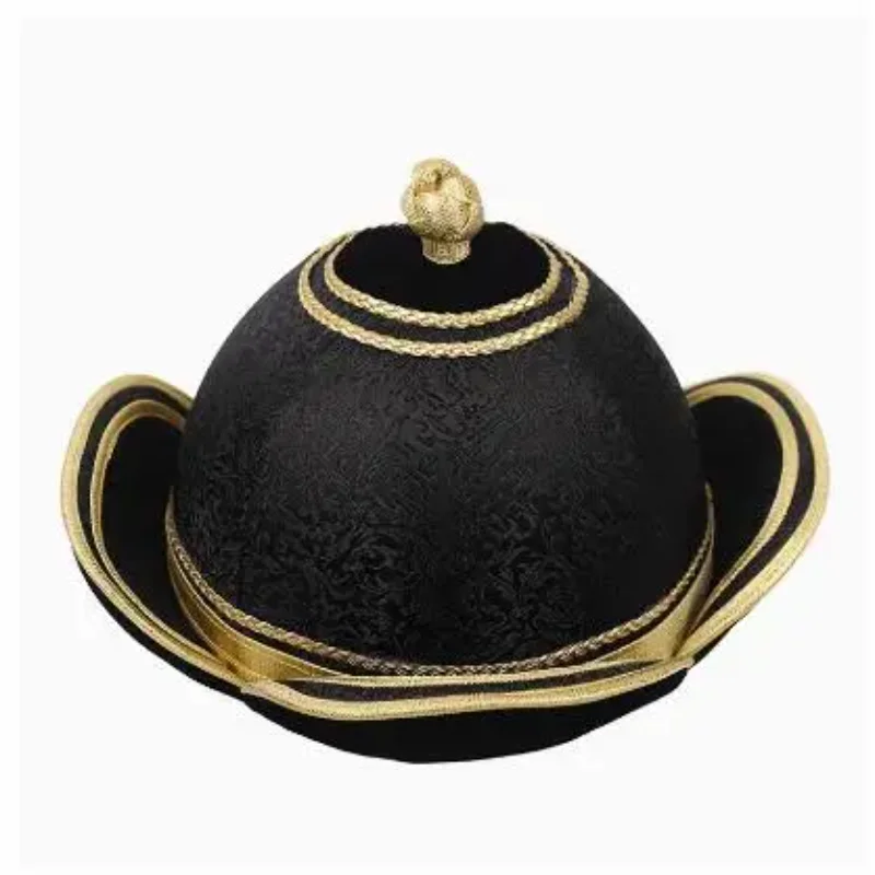 Mongolian Prince Hat Wedding Party Dome Men's Hat Dance Performance Accessories