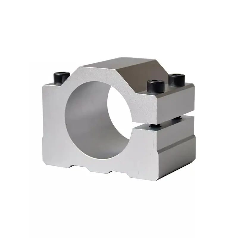 CNC Spindle Motor Bracket Diameter 38mm 40mm 42mm 44mm 46mm Aluminum Clamp With 4 Hexagon Socket Bolt