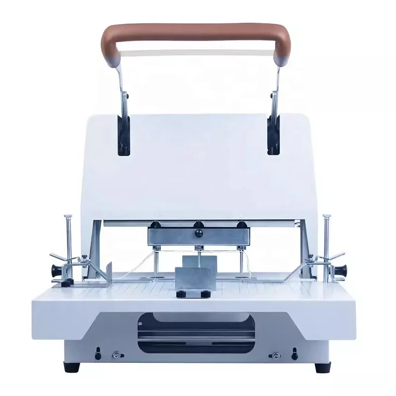 Personnel Bureau File Bank Document Punch Equipment Heavy Semi-Automatic Punch Three Hole Paper Notebook Punch